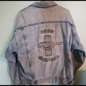 -LOOKING FOR - VINTAGE DENIM FORD MUSTANG JACKET